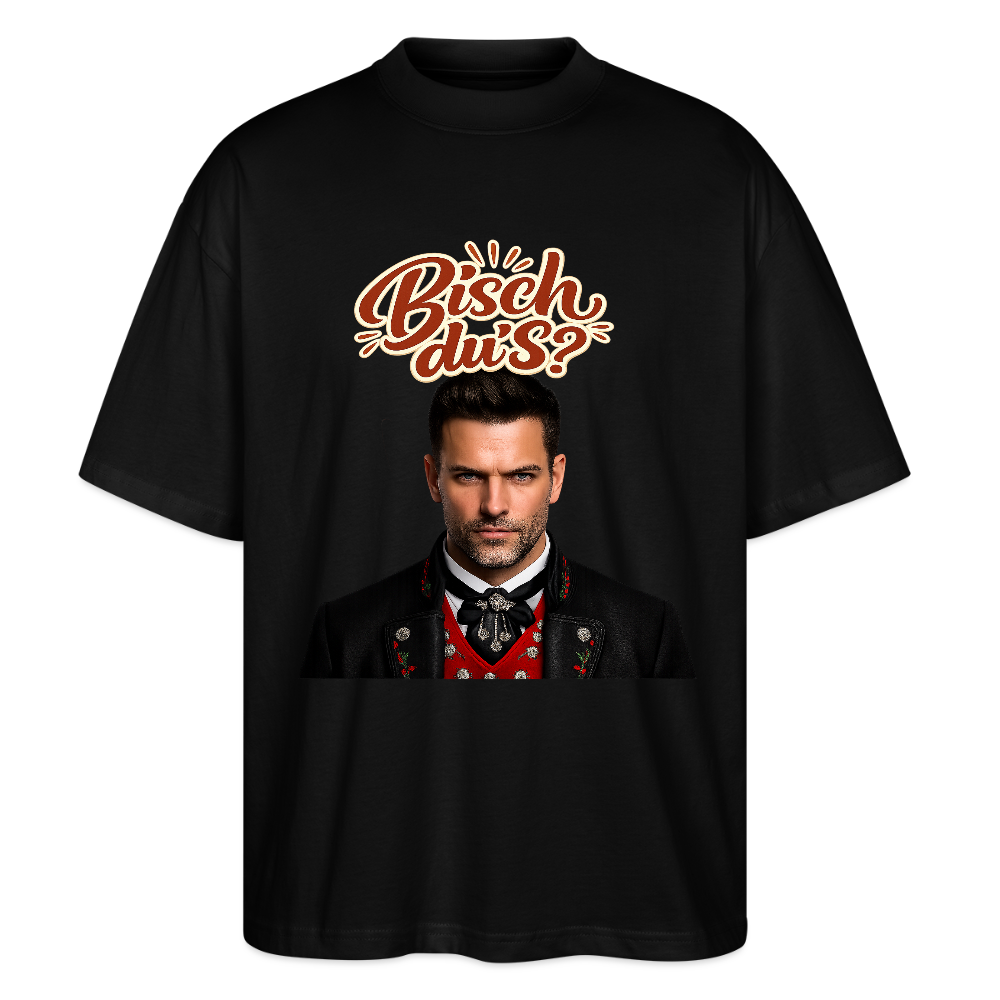 Bisch du’s? – Schwarzwaldkerl | Stanley/Stella Oversized Unisex Bio T-Shirt Blaster - Schwarz