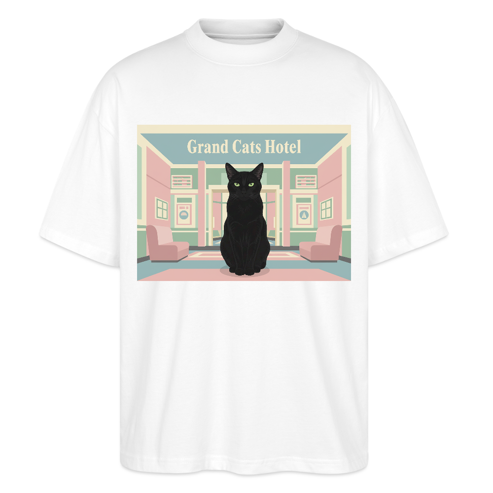 Grand Hotel Krümel | Stanley/Stella Oversized Unisex Bio T-Shirt Blaster - Weiß
