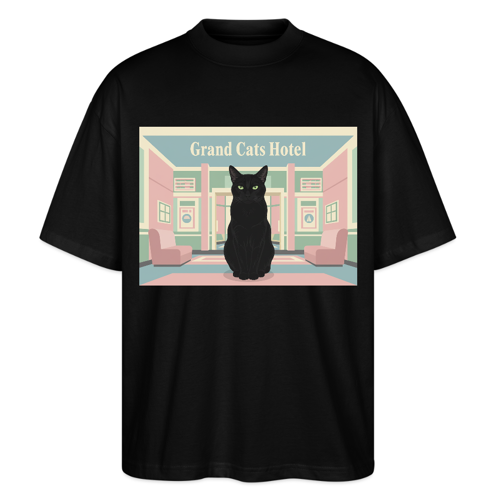 Grand Hotel Krümel | Stanley/Stella Oversized Unisex Bio T-Shirt Blaster - Schwarz