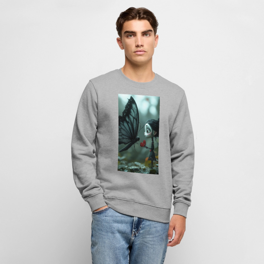 Mut für einen Moment | Männer Premium Pullover - Grau meliert