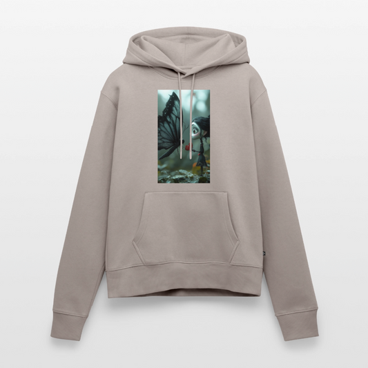 Mut für einen Moment | Frauen Premium Hoodie - Taupe