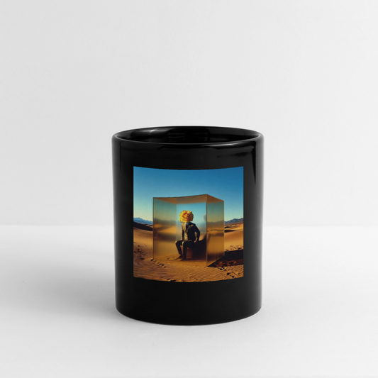 Gefühle unter Glas | Tasse einfarbig - Schwarz