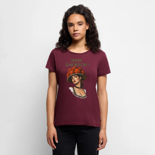 Wem ghörsch? – Schwarzwald Edition | Frauen Premium T-Shirt - Burgunderrot