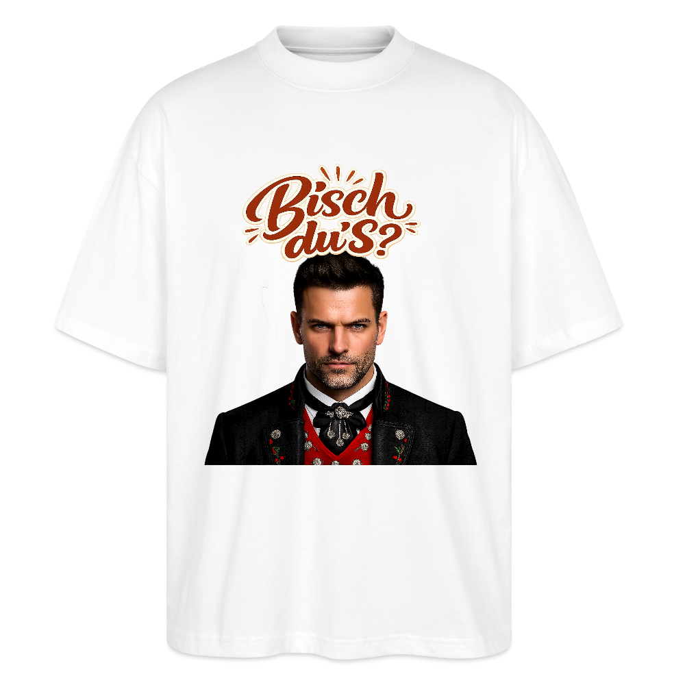 Bisch du’s? – Schwarzwaldkerl | Stanley/Stella Oversized Unisex Bio T-Shirt Blaster - Weiß