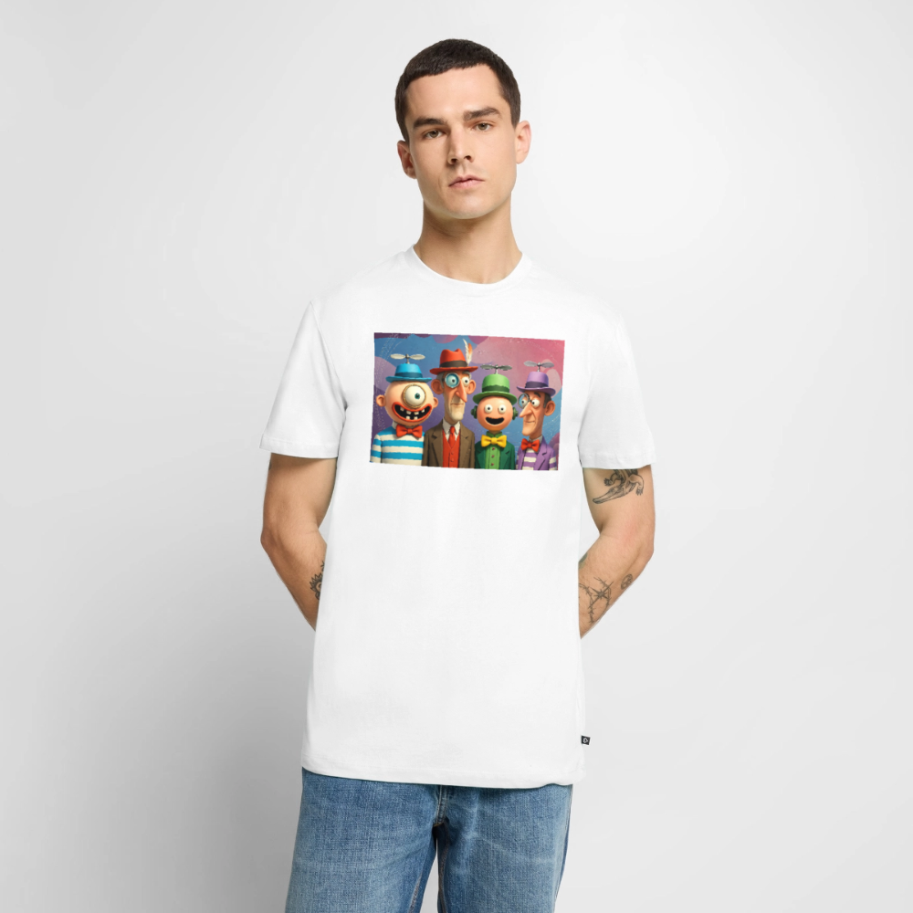 Gedankenkreise auf Hochtouren | Männer Premium T-Shirt - Weiß