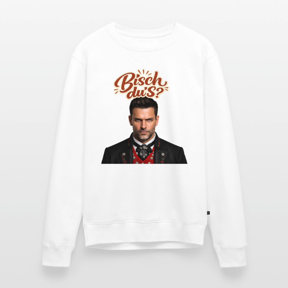 Bisch du’s? – Schwarzwaldkerl | Männer Premium Pullover - Weiß