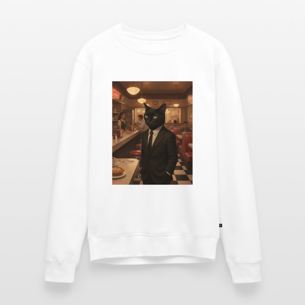 Krümel – Royale mit Pfote | Männer Premium Pullover - Weiß
