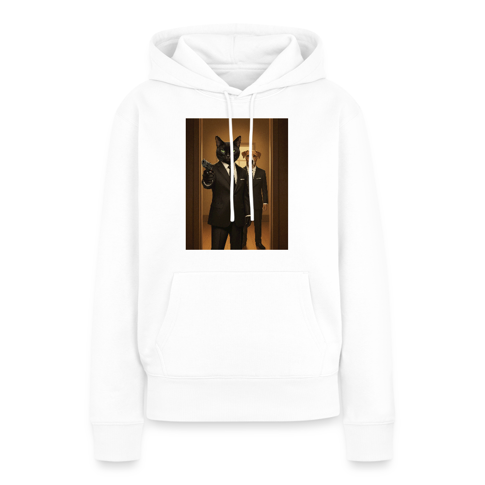 Krümel – Say Meow Again | Frauen Premium Hoodie - Weiß