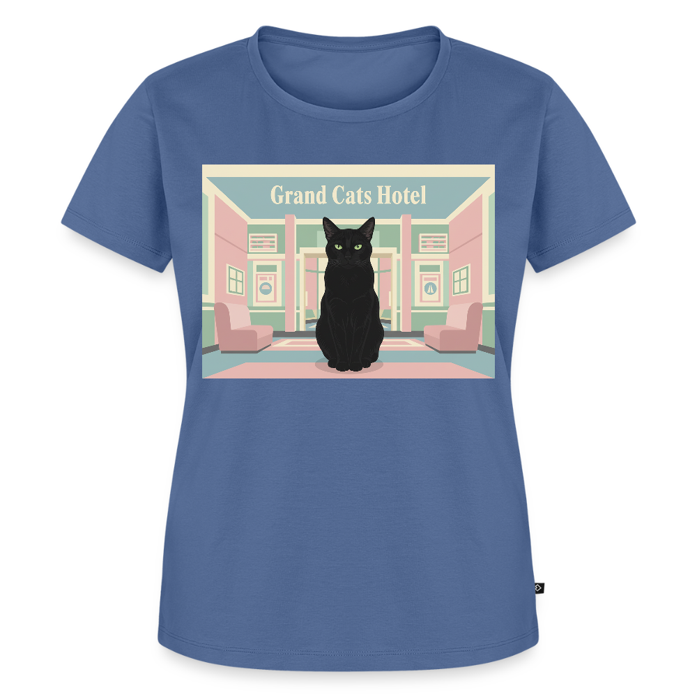 Grand Hotel Krümel | Frauen Premium T-Shirt - Taubenblau