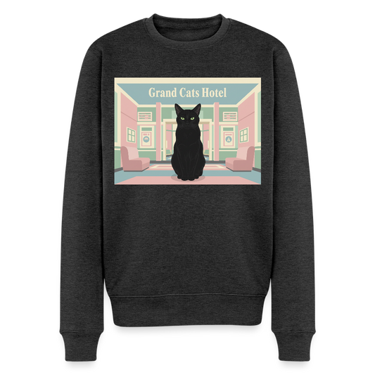 Grand Hotel Krümel | Männer Premium Pullover - Anthrazit meliert