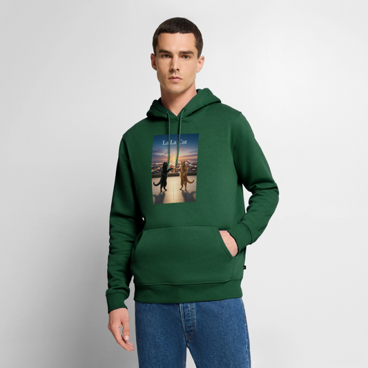 La La Cat – Tanz über den Dächern | Männer Premium Hoodie - Flaschengrün