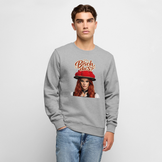 Bisch du’s? – Schwarzwaldmädel | Männer Premium Pullover - Grau meliert
