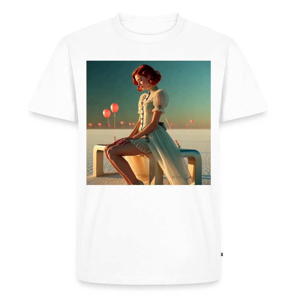 Leise Gedanken bei lauter Farben | Männer Premium T-Shirt - Weiß