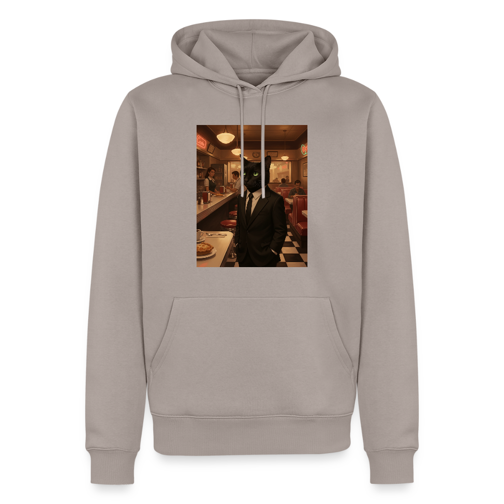 Krümel – Royale mit Pfote | Männer Premium Hoodie - Taupe
