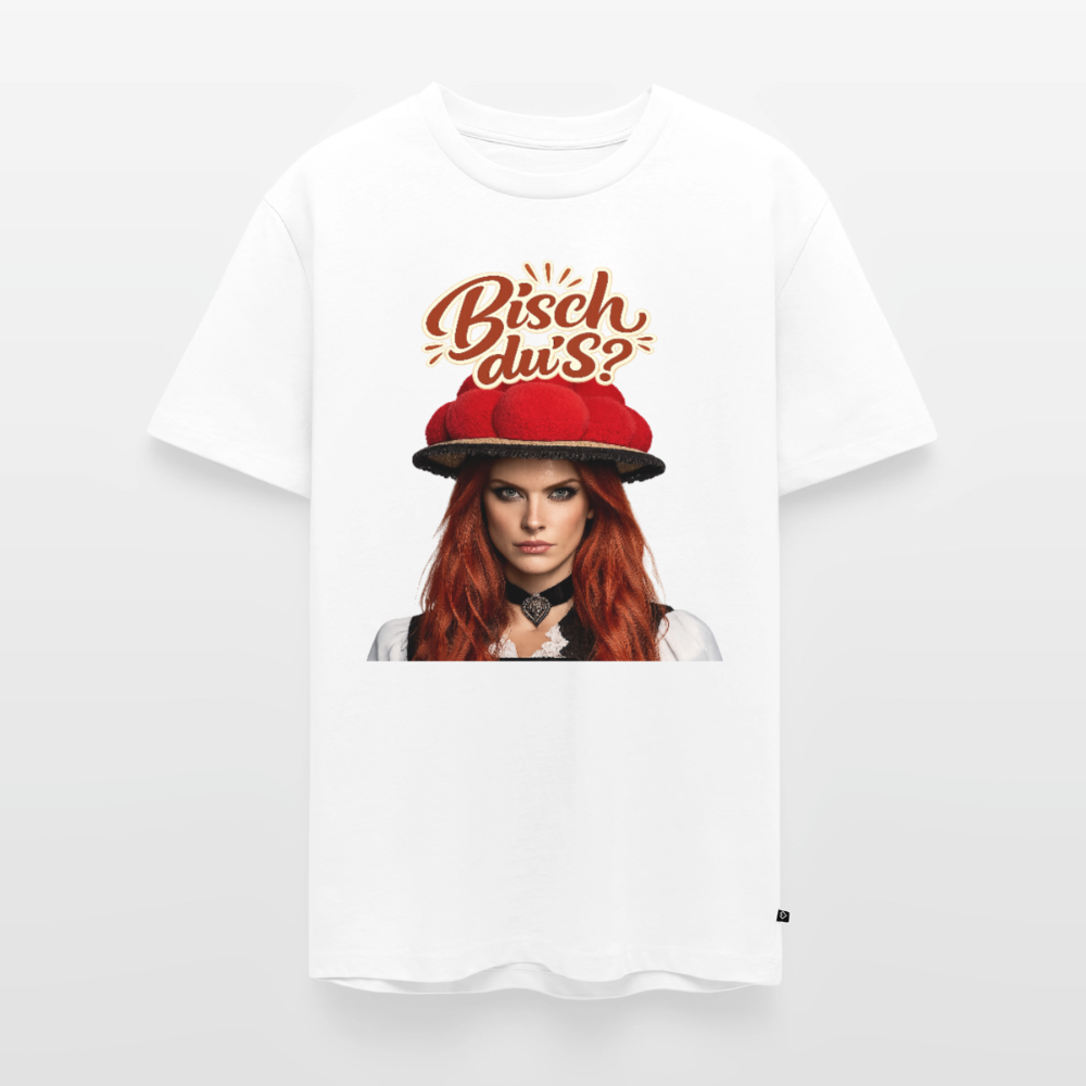 Bisch du’s? – Schwarzwaldmädel | Männer Premium T-Shirt - Weiß