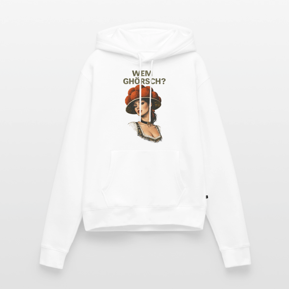 Wem ghörsch? – Schwarzwald Edition | Frauen Premium Hoodie - Weiß