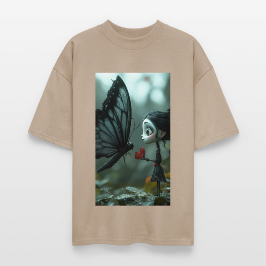 Mut für einen Moment | Stanley/Stella Oversized Unisex Bio T-Shirt Blaster - Steingrau