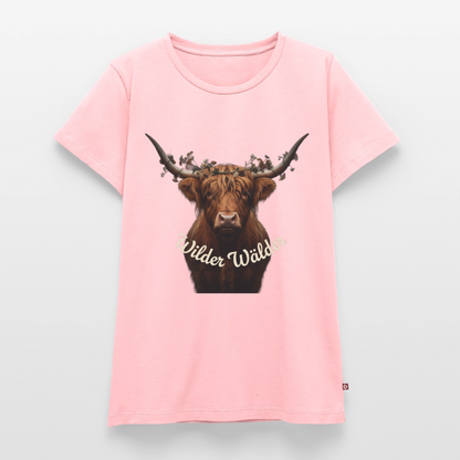 Wilder Wälder – Schwarzwald Highland Rind | Frauen Premium T-Shirt - Rosa