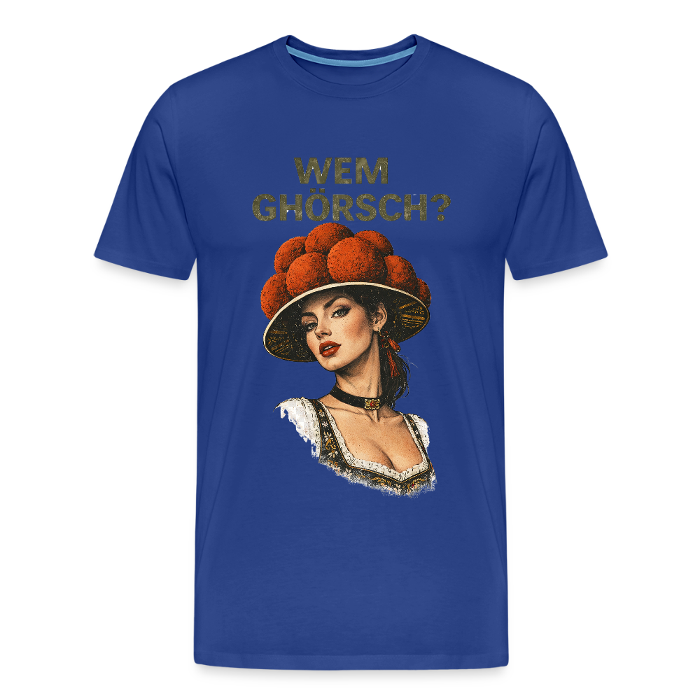 Wem ghörsch? – Schwarzwald Edition | Männer Premium T-Shirt - Königsblau