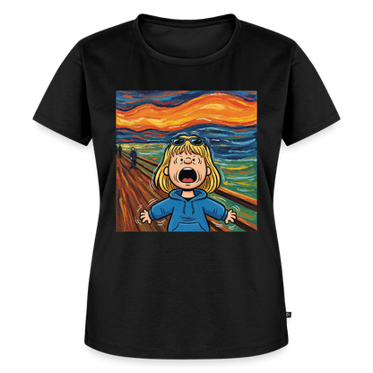 Der Schrei… manchmal bist du es selbst | Frauen Premium T-Shirt - Schwarz