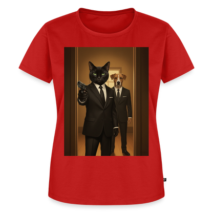 Krümel – Say Meow Again | Frauen Premium T-Shirt - Rot