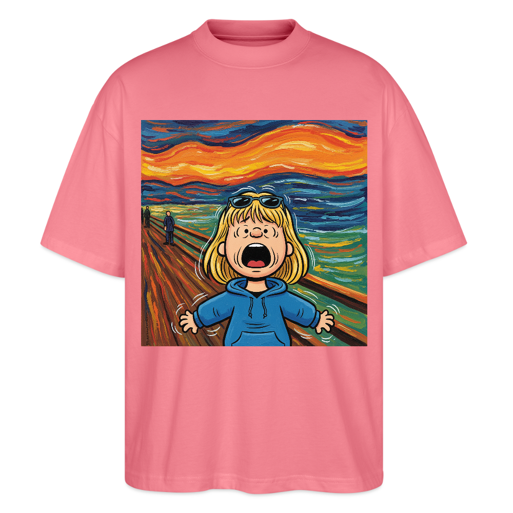 Der Schrei… manchmal bist du es selbst | Stanley/Stella Oversized Unisex Bio T-Shirt Blaster - Pink 