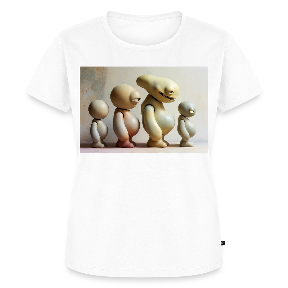 So wachsen wir also | Frauen Premium T-Shirt - Weiß