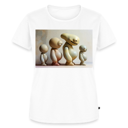 So wachsen wir also | Frauen Premium T-Shirt - Weiß