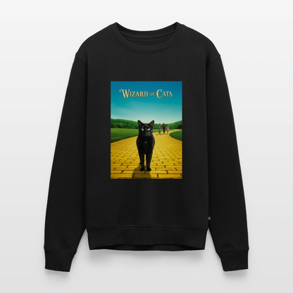 Wizard of Cats – Der gelbe Weg gehört Krümel |  Männer Premium Pullover - Schwarz