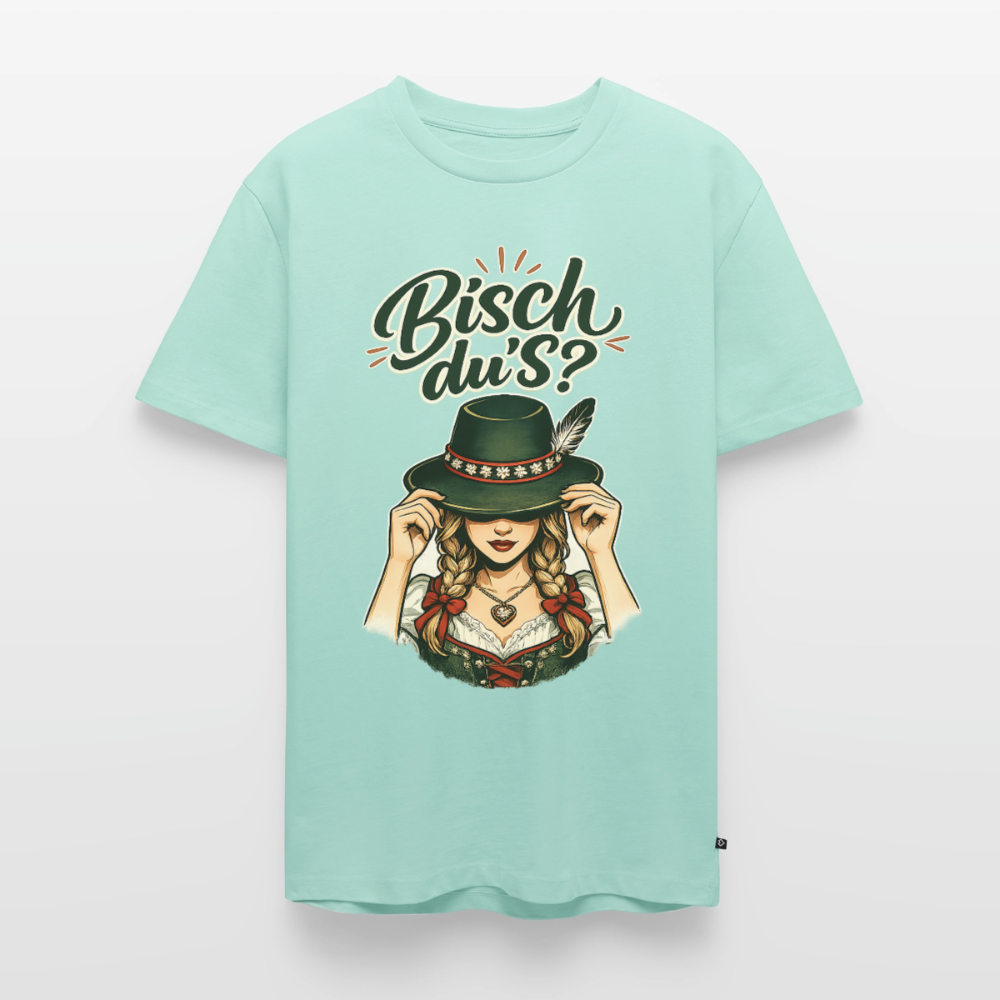 Bisch du’s? – Der Blick sagt alles | Männer Premium T-Shirt - Mint 