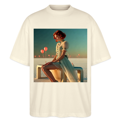 Leise Gedanken bei lauter Farben | Stanley/Stella Oversized Unisex Bio T-Shirt Blaster - Natur