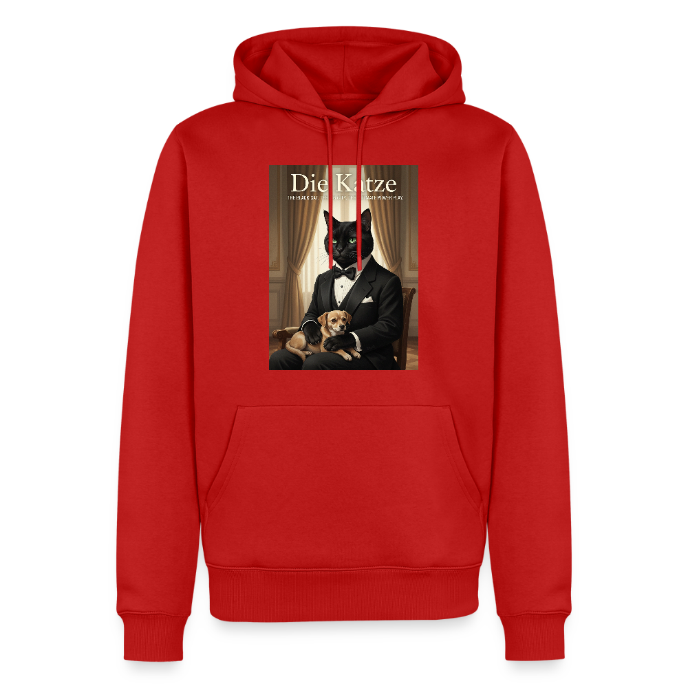 Die Katze – Krümel regelt das | Männer Premium Hoodie - Rot