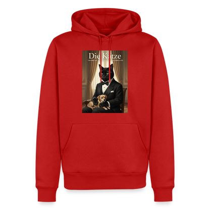 Die Katze – Krümel regelt das | Männer Premium Hoodie - Rot