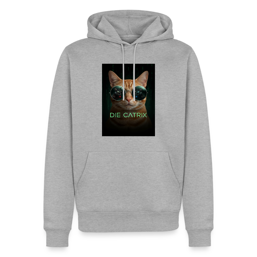 Die Catrix – Krümel erwacht | Männer Premium Hoodie - Grau meliert