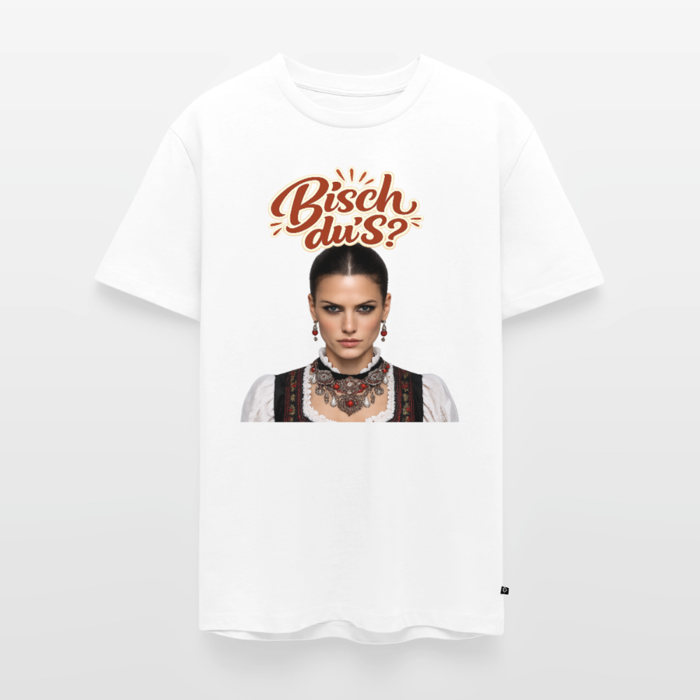 Schwarzwaldstolz – Sie weiß, wer sie isch | Männer Premium T-Shirt - Weiß