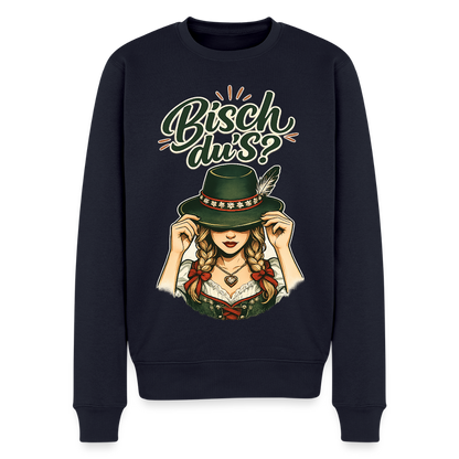 Bisch du’s? – Der Blick sagt alles |  Männer Premium Pullover - Navy