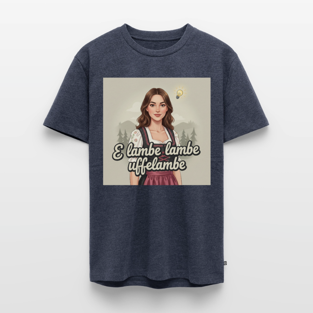 E Lambe, lambe, uffelambe – Alemannischer Geistesblitz | Männer Premium T-Shirt - Jeansblau 