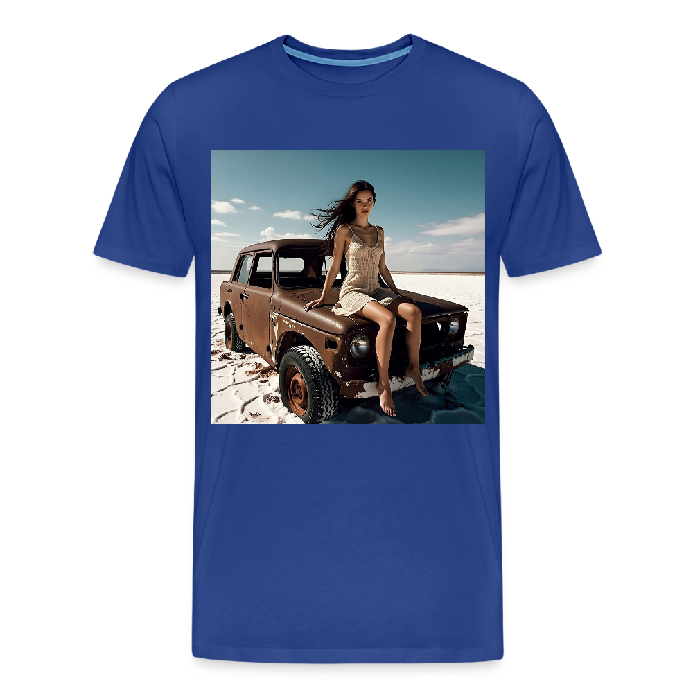 Warten auf irgendwas | Männer Premium T-Shirt - Königsblau