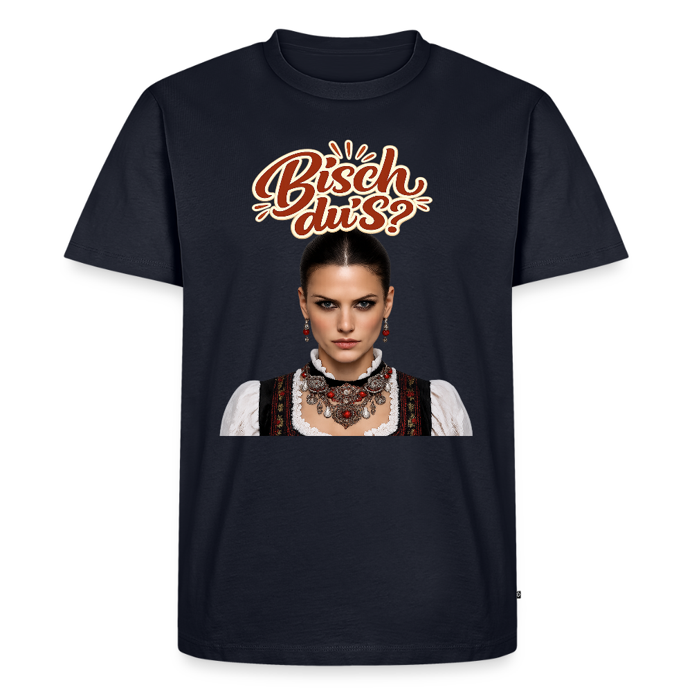 Schwarzwaldstolz – Sie weiß, wer sie isch | Männer Premium T-Shirt - Navy