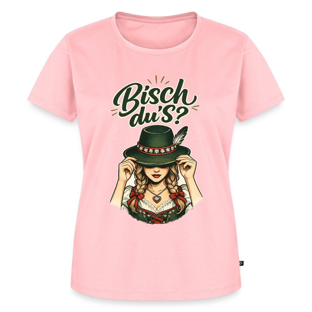 Bisch du’s? – Der Blick sagt alles | Frauen Premium T-Shirt - Rosa