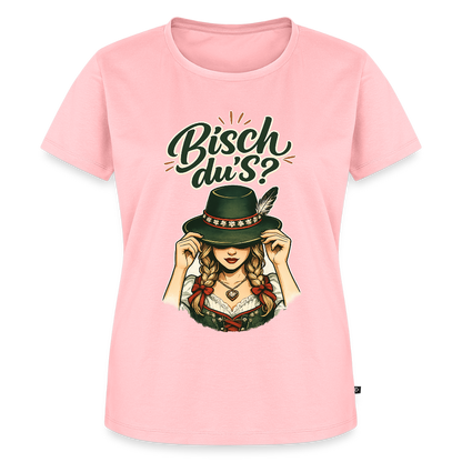 Bisch du’s? – Der Blick sagt alles | Frauen Premium T-Shirt - Rosa