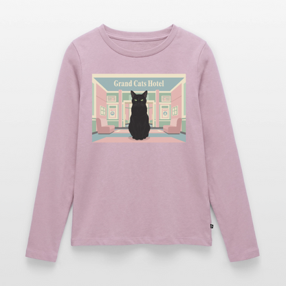 Grand Hotel Krümel | Frauen Premium Bio Langarmshirt - Altrosa