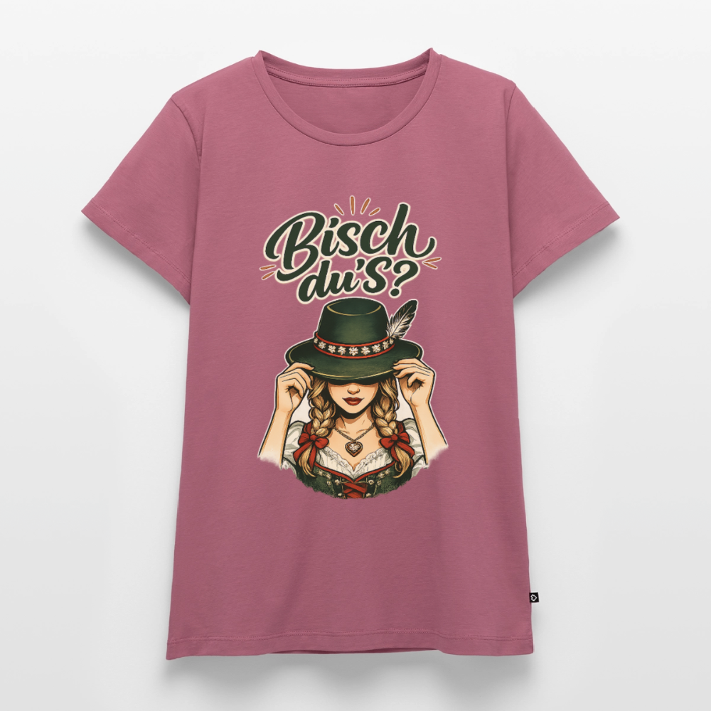 Bisch du’s? – Der Blick sagt alles | Frauen Premium T-Shirt - Mauve
