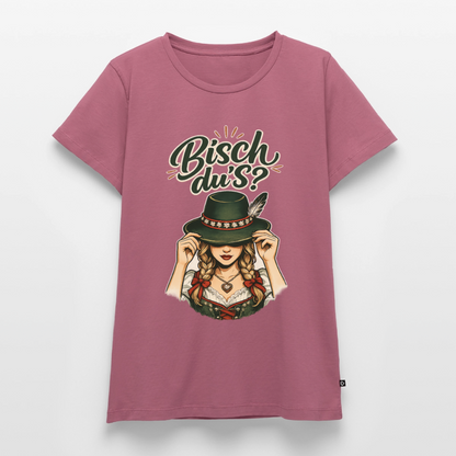 Bisch du’s? – Der Blick sagt alles | Frauen Premium T-Shirt - Mauve
