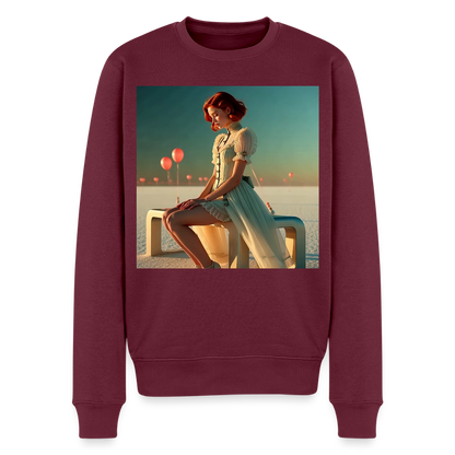 Leise Gedanken bei lauter Farben |  Männer Premium Pullover - Burgunderrot