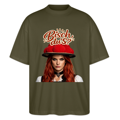 Bisch du’s? – Schwarzwaldmädel  | Stanley/Stella Oversized Unisex Bio T-Shirt Blaster - Khaki