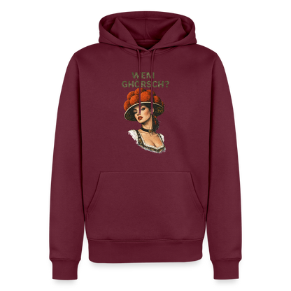 Wem ghörsch? – Schwarzwald Edition | Männer Premium Hoodie - Burgunderrot