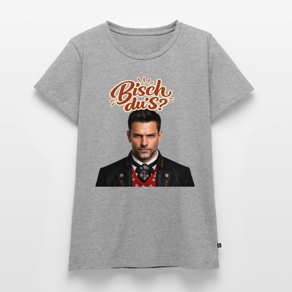 Bisch du’s? – Schwarzwaldkerl | Frauen Premium T-Shirt - Grau meliert