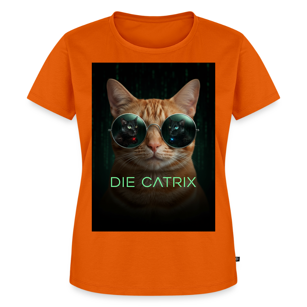 Die Catrix – Krümel erwacht | Frauen Premium T-Shirt - Orange 
