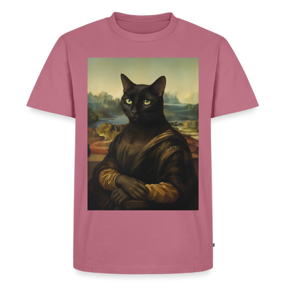 Mona Lisa… aber es ist eine Katze | Männer Premium T-Shirt - Mauve